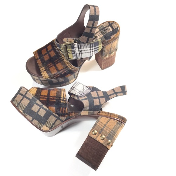 See By Chloe Shoes - NWT See by Chloe Marta Plaid/Suede Tartan Platform